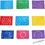 Multicolor Mexican Party Plastic Banner