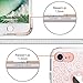 MOSNOVO White Peace Mandala Floral Lace Pattern Designed for iPhone 7 Case - Clear