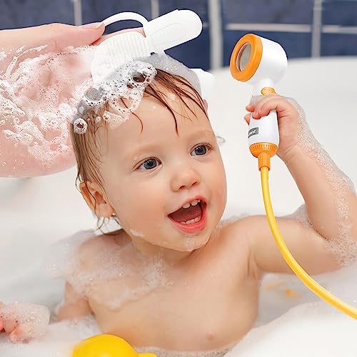 Bath Toys Electric Radish Submarine Baby Bath Shower Head Sprayer