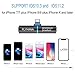 iPhone Dongle iPhone 7 Adapter Dual Lightning Wireless Charge and Listen Support Calling and Music Control Compatible with IOS 11 or Later (Black)