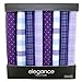 Retreez 8 Piece Pure Cotton Assorted Men's Handkerchiefs Hanky Gift Box Set - Assorted Set A5A008