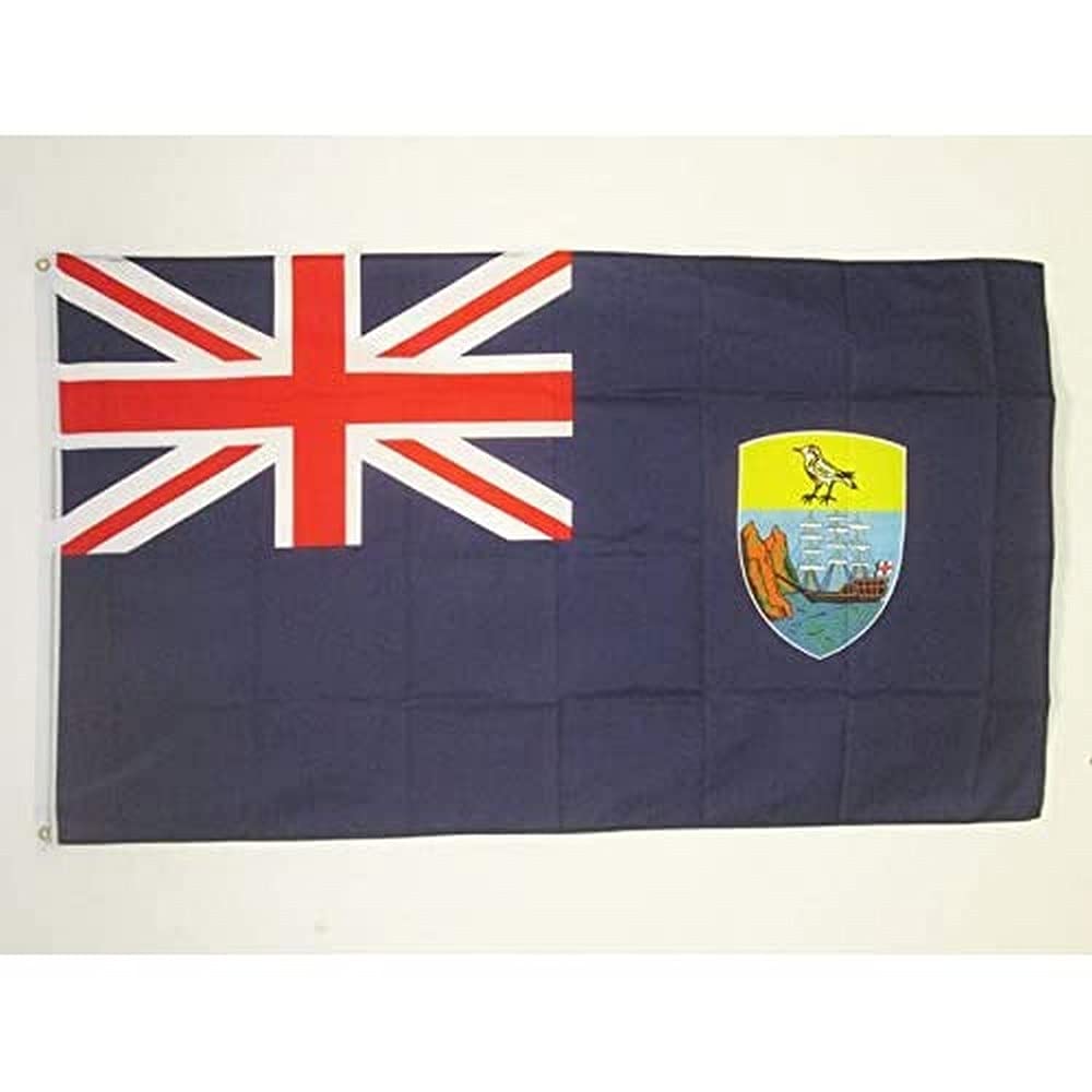 AZ FLAG - Saint Helena Flag - 3x5 Ft - 100D Polyester Saint Helenian Banner with Two Metal Grommets - Fade Resistant - Vivid Colors - 3' x 5' Feet - 150x90 Cm — image 1