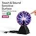 7-Inch Purple Plasma Ball - Touch Sensitive Electricity Globe by Kicko - Plug-in Nebula Thunder Lightning Effect - Crystal Ball Kids Room Decor - Fun Science Toy for Parties and Bedrooms