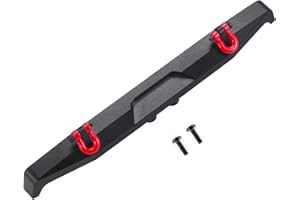 DEWOKI TRX4M Bumper RC Rear Bumper with Trailer Hitch Hooks Compatible with 1/18 RC Crawler TRX4M K10 Upgrade