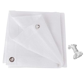 JFJL Sonnensegel Segel Baldachin Rechteckig, Sunblock Shade Tuch mit Ösen, Perfekt für Patio Garden Plant Cover Gewächshaus S