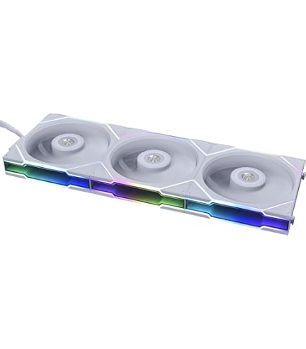 Lian Li UNI FAN TL ホワイト 120mm 3個セット　本体のみ Amazon.com: Lian-Li Lian-Li UNI FAN TL LCD 120mm Fan with