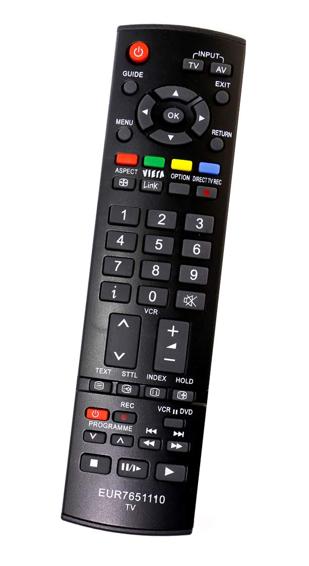 ALLIMITY EUR7651110 N2QAYB000222 Remote Control Replace fit for Panasonic Viera TV TH-42PX64EN TX-26LMD70 TH-50PX8E TH-42PZH8FV TX-32LXD71F TH-37LE7 TX-32LMD70 TH-42PX7B TX-32LMD71FA