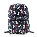 Disney OLAF ALL OVER Black MESH PURPLE 16" Backpack - BRAND NEW