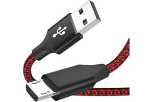 SCOVEE 10ft PS4 Controller Charger Charging Cable for Microsoft Xbox One S/X Elite Controller, Long Replacement Charger Cord for Sony Playstation-4/ PS4 Pro/ PS4 Slim/ PS4 DualShock 4 Wireless Accessories