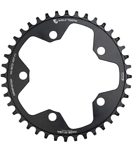 Amazon.com : Wolf Tooth Components 110 BCD 38T Chainring, Road/CX