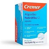 Algodão Hidrófilo 25 gr, Cremer