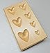 Heart Shape Wood Dapping Block Jewelry Metal Wooden Forming Shaping Tool 7 Sizes by JTS