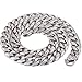 Trendsmax Classic Mens Necklaces 316L Stainless Steel Cuban Chain Necklace Hip Hop Chunky Link 22 Inch