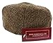 Irish Tweed Flat Cap Brown Herringbone Irish Made John Hanly & Co. Sizes S-XL