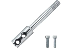 LAFORMO T56 Shifter Handle - Short Throw Shifter Stick Aluminum Compatible with Chevy Camaro Pontiac Firebird T56 6-Speed 1993-2002 (Silver)