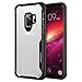 Samsung Galaxy S9 Case, MoKo Clear Slim Fit Lightweight Shockproof Armor Shield, Flexible TPU Bumper Edge & Rigid PC Back Panel Cover for Samsung Galaxy S9 5.8 Inch - Black