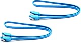 SAISN 2.5 to 3.5 SSD HDD Mounting Bracket Adapter Holder 2 Pack + SATA Cables view 2