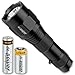 de.power DP-024AACR-C Led dual power Aluminium Flashlight run with 1x CR123A or 1x AA/ 271 Lumens (ANSI)