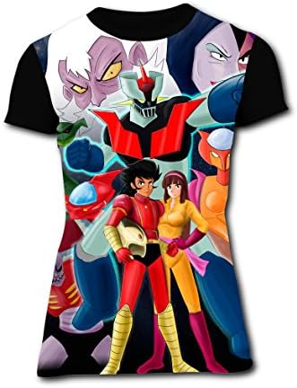 Mazinger Z Casual T-Shirt Short Sleeve for Womens