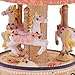 Youtang(TM Clockwork Mechanism 3-Horse Carousel Music Box Melody Carrying You from Castle in The Sky(Laputa)(Multicolor)