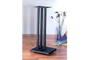 VTI Manufacturing RF29 29 in. H, Iron Center Channel Speaker Stand - Black