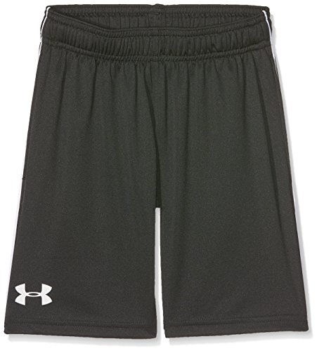 Under Armour Boys' Tech Blocked Shorts, Black /White, Youth X-Large