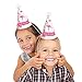 Flamingo - Party Like a Pineapple - Cone Happy Birthday Party Hats - 8 Count