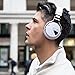 COWIN E7 Bluetooth Headphones Wireless Headphones Over Ear with Mic/Deep Bass, Comfortable Protein Earpads, 30 Hours Playtime for Travel/Work/TV/Computer/Cellphone - White