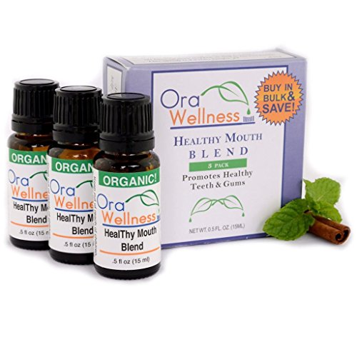 OraWellness HealThy Mouth Blend Tooth Oil, Organic Toothpaste Alternative Promotes Healthy Teeth