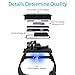 Dawo Fitness Tracker Watch IP68 Waterproof Activity Wireless Smart Bracelet with Continuous Heart Rate Monitor Step Calorie Sleep Counter Bluetooth Wristband Pedometer Sports Smart Band(Black）