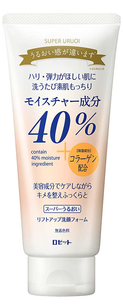 ROSETTE | Facial Washing Foam | SUPER URUOI Lift Up 168g (japan import)