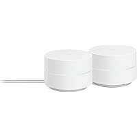 Google WiFi - AC1200 - Mesh WiFi System - WiFi Router - 3000 Sq Ft Coverage - 2 Pack