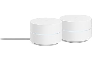 Google WiFi - AC1200 - Mesh WiFi System - WiFi Router - 3000 Sq Ft Coverage - 2 Pack