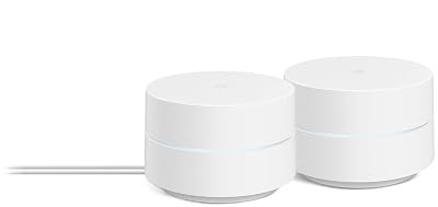 Google WiFi - AC1200 - Mesh WiFi System - WiFi Router - 3000 Sq Ft Coverage - 2 Pack