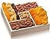 Freshly Roasted Nuts dried fruit Gift Basket, Nut Gift Tray 5 section (Jumbo) Gift Tray