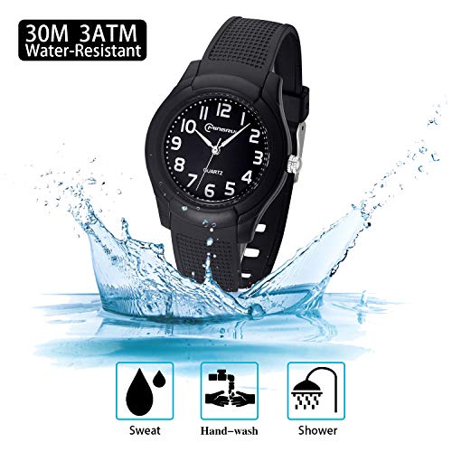 3 Watch+Analog+Waterproof+Learning+WristWatches