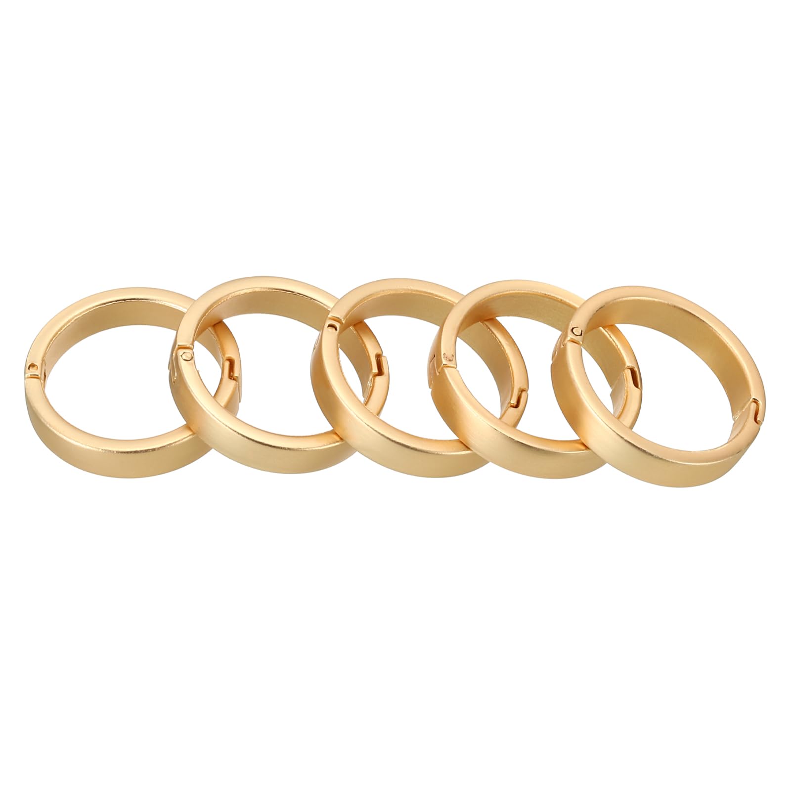 PATIKIL 25mm/1inch Binder Rings, 5PCS Paper Rings Book Rings Loose Leaf Binder Rings Small Metal for Index Cards Notebook Craft Classroom Calendar