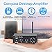 Bluetooth 4.2 Stereo Audio Amplifier 2.1 Channel Receiver Class D Mini Hi-Fi Integrated Digital Wireless Amp with Bass and Treble Control 50Watt x2+100Watt x1 for Home Passive Speakers Subwoofer BT30Athumb 3