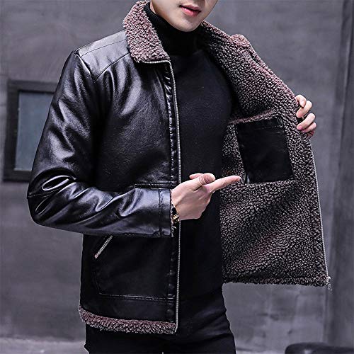 flannel lined leather jacket