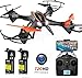 Cool Big Size Drone with FPV 720P HD Camera, APP Gravity Control, U842 Drone RC Quadcopter, 2 Batteries, 3D Flips and Headless Mode, for Beginners & Kids