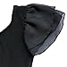 TiaoBug Girls Ballet Tutu Dance Costume Dress Kids Gymnastics Leotard Skirt Size 7-8 Black