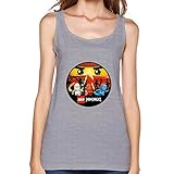 SANYI Women's Lego Ninjago Tank Top Size L Gray