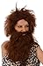 Kangaroo Costumes - Prehistoric Caveman Wig & Beard; Unisex