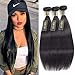 QTHAIR 8A Indian Virgin Hair Straight Human Hair 100% Unprocessed Straight Indian Virgin Hair Weave Natural Black Color Indian Straight Hair Bundles