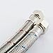 Faucet Connector, Angle Simple Braided Stainless Steel Supply Hose 3/8-Inch Female Compression Thread x M10 Male Connector, 24-Inch Long x 2 Pcs (1 Pair) HI1