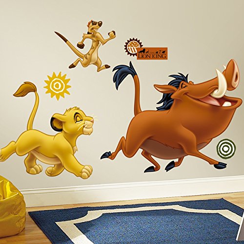 RoomMates RMK1922GM The Lion King Peel and Stick Giant Wall Decals