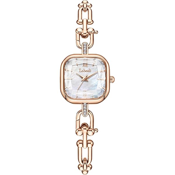 Amazon.com: Peugeot Women's Heart Shaped Rose Gold Crystal