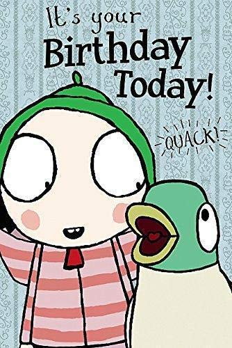 Buy Sarah Duck Colour Me In Greetings Card Happy Birthday Duck On 