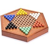 Yellow Mountain Imports Wooden Chinese Checkers