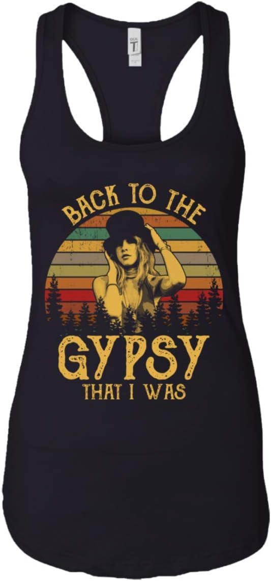 Back to The Gypsy That I was Women Vintage Hippie Tank Top